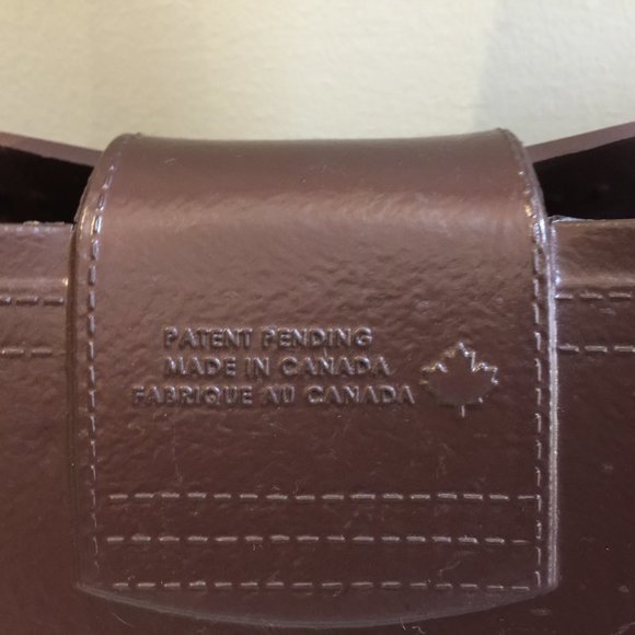 Great Bag Co. Rubber Purse Handbag Tote Smokey Quartz Designer - Picture 4 of 9